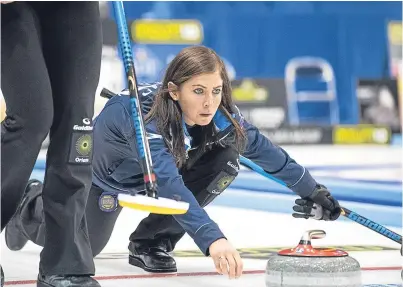  ?? Picture: SNS. ?? Eve Muirhead, whose Scottish women’s team are in fine form.
