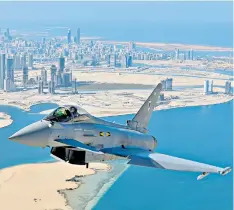  ??  ?? BAE Systems said it is ‘confident’ of further orders for its Eurofighte­r Typhoon aircraft