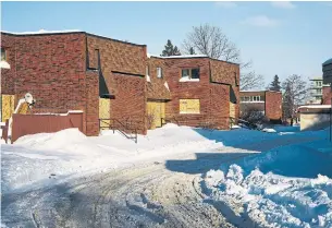  ?? NEAL ROCKWELL TORONTO STAR ?? Ottawa’s Heron Gate Village, known for affordable rents, was popular with minority tenants, many of Somali and Middle Eastern origin. It is being closed to make way for a new developmen­t.