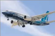  ?? BLOOMBERG ?? Boeing 737 MAX was grounded by aviation regulators around the world in March 2019 following two fatal crashes.