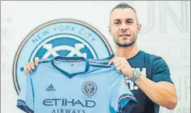  ?? FOTO: NEWYORK ?? Eloi Amagat, jugador del New York City El ex del Girona se enrola en la MLS