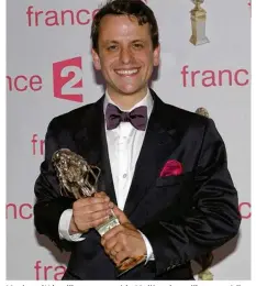 ??  ?? Maxime d’aboville a remporté le Molière du meilleur comédien en 2015.