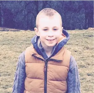  ??  ?? Alfie Frame, six, is climbing Mount Snowdon in aid of charity