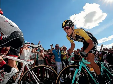  ?? PHOTO: REUTERS ?? George Bennett has been forced out of the Tour de France with illness.