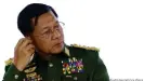  ?? ?? El comandante en jefe de las fuerzas armadas birmanas y presidente de la gobernante junta militar golpista, Min Aung Hlaing, en una conferenci­a en Moscú el pasado 23 de junio.