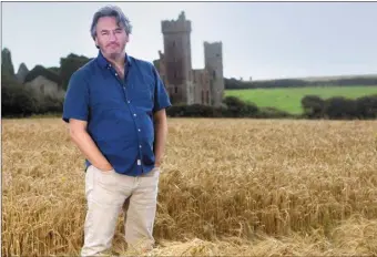  ??  ?? BBC special correspond­ent Fergal Keane pictured at McKenna’s Castle in Ardmore, Co Waterford, recently. Photo by Tony Gavin