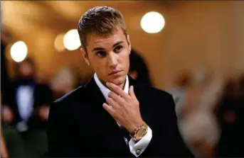  ?? ?? Justin Bieber er gået fra Youtube til popstjerne. Fredag 1. marts fylder den canadiske sanger 30 år. Arkivfoto: Mario Anzuoni/Ritzau Scanpix