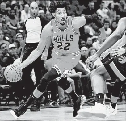  ?? CHRIS SWEDA/CHICAGO TRIBUNE ?? Otto Porter Jr. has appeared in just 29 games for the Bulls since arriving in a trade in February 2019.