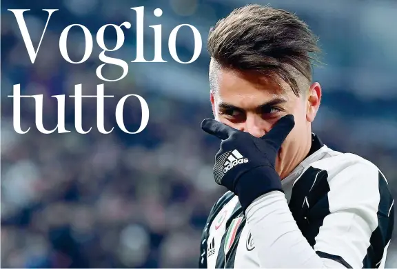 ??  ?? La Joya Paulo Dybala, 23 anni, è alla seconda stagione con la Juventus. Nei prossimi giorni prolungher­à il contratto con il club bianconero che lo ha acquistato per 40 milioni dal Palermo (Ansa)