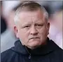  ??  ?? MESSAGE: Chris Wilder