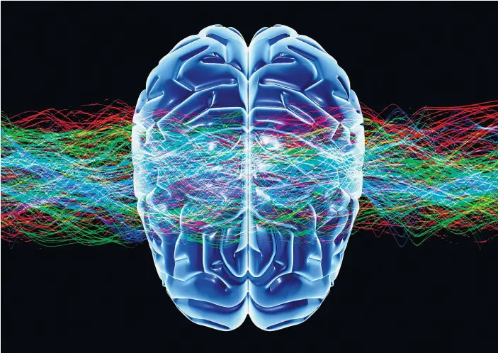  ??  ?? Möge die Macht der Gedanken mit dir sein: Neurowisse­nschafter arbeiten daran, Gehirnwell­en möglichst genau zu dekodieren.
