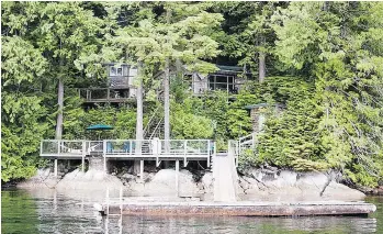  ?? ADRIAN AINSCOUGH ?? Short-term rentals, like this cabin owned by Adrian Ainscough on Indian Arm in Electoral Area A, could soon be prohibited under a new official community plan for the electoral area.