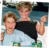  ??  ?? ‘I give thanks that I was lucky enough to be her son’: Prince William, aged eight