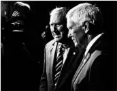  ?? CLIFF OWEN/AP ?? Sen. Jon Kyl, left, who was sworn in last week by Vice President Mike Pence, would vote to repeal Obamacare.