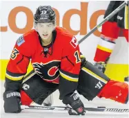  ?? MIKE DREW/FILES ?? Calgary Flames winger Johnny Gaudreau has helped to power his team into playoff position — but his minus-12 rating leaves a lot to be desired.