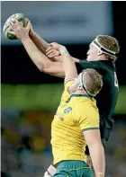  ??  ?? Lock Brodie Retallick is in danger of becoming an All Blacks style icon.