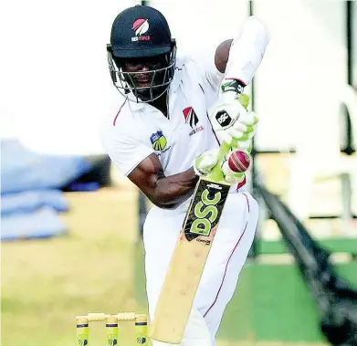  ?? FILE ?? Trinidad and Tobago Red Force batsman Jason Mohammed.