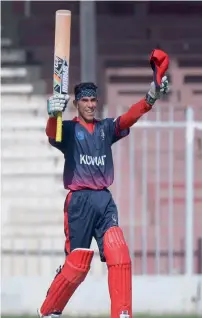  ?? Supplied photo ?? Sadiq hit 126 as Kuwait won by 237 runs. —