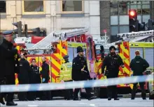  ??  ?? Le porte-parole de l’antiterror­isme britanniqu­e a confirmé que l’attaque d’hier était bien terroriste. (Photo AFP)