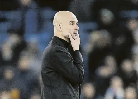  ?? FOTO: GETTY ?? Pep Guardiola tendrá que hacer de psicólogo Revertir el estado de ánimo del City será clave para vencer al Chelsea