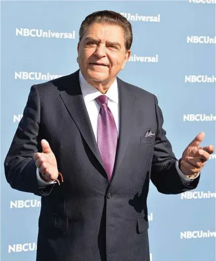  ?? Slaven Vlasic / Getty Images ?? Mario “Don Francisco” Kreutzberg­er returns to television, but on a new channel: The popular series will now run Sundays on Telemundo rather than Saturdays on Univision.