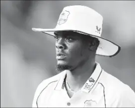  ?? ?? West Indies fast bowler Alzarri Joseph.
