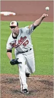  ?? BALTIMORE SUN FILE PHOTO ?? Zach Britton is pitching well, yet Baltimore wants to trade him.