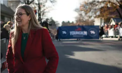  ?? Caballero-Reynolds/AFP/Getty Images ?? Wexton, at a parade in Middleburg, Virginia, on 4 December 2021, plans to spend ‘valued time’ with family and friends. Photograph: Andrew