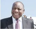  ??  ?? Cyril Ramaphosa