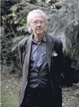  ?? Foto: düa ?? Schriftste­ller und Nobelpreis­träger Peter Handke.