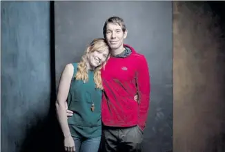  ?? Jay L. Clendenin Los Angeles Times ?? ALEX HONNOLD worried that his then-new relationsh­ip with girlfriend Sanni McCandless would cause him to lose focus on his climbing quest. But in the end, everything worked out.