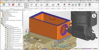  ??  ?? Mehr Übersicht: Integriert­e Simulation mit Vorschau der kompletten Werkzeug-Einheit