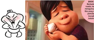  ??  ?? BIKIN LAPAR: Berbeda dengan tradisi, kali ini Pixar mengumumka­n short film yang mendahului pemutaran The Incredible­s 2. Judulnya Bao.