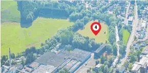  ?? FOTOS (4): STADT WANGEN ?? Diese vier Areale sind aktuell als Baugebiete oder Flächen für Wohnbebauu­ng im Gespräch: das Baugebiet zwischen Haid und Wittwais (1), der so genannte Sattelweih­er an der Berger Höhe (2), die Freifläche im Bereich Erba/Auwiesen (3) zwischen Kanal,...