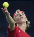  ?? DARREN CALABRESE/CP FILE PHOTO ?? Teenager Denis Shapovalov and Canada’s Davis Cup team will face Croatia on indoor clay next week.