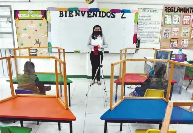  ?? ARCHIVO LAURA LOVERA ?? El lunes
28 de agosto iniciarán las clases en educación básica