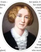  ??  ?? George Eliot