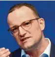  ?? Foto: Carsten Rehder ?? Der Ehrgeizige: Gesundheit­sminister Jens Spahn will es wissen.