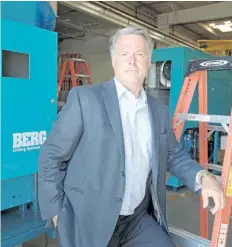  ?? KEVIN VAN PAASSEN/NATIONAL POST ?? Don Berggren, president of Berg Chilling Systems, wants to expand his business to the oilfields in an effort to reduce gas flaring.