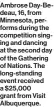  ?? ?? Ambrose Day-Bedeau, 16, from Minnesota, performs during the competitio­n singing and dancing at the second day of the Gathering of Nations. The long-standing event received a $25,000 grant from Visit Albuquerqu­e.