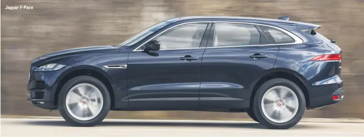  ??  ?? Jaguar F-Pace