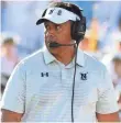  ?? TOMMY GILLIGAN, USA TODAY SPORTS ?? Coach Ken Niumatalol­o has Navy off to a 4-0 start this season.