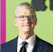  ?? EVAN AGOSTINI/INVISION 2019 ?? At $98.7 million, Apple’s Tim Cook was the fourth highestpai­d CEO in 2021 as calculated by The Associated Press and Equilar, an executive data firm.