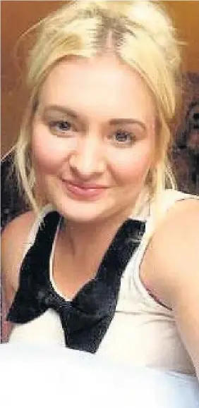  ??  ?? > Sophie Taylor, 22, was fatally pursued by two vehicles, one driven by her ex-partner Michael Wheeler, the other by Melissa Pesticcio in a row over a loan