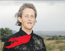  ?? ROSALIE WINARD ?? In a presentati­on in Calgary, Temple Grandin said young people with autism should be encouraged to make their own discoverie­s.