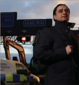  ??  ?? Sanjeev Bhaskar as DI Sunny Khan and Nicola Walker as DCI Cassie Stuart return for a third series of Unforgotte­n