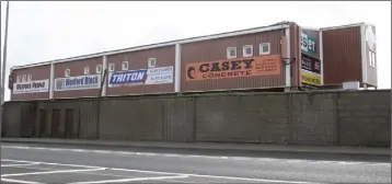  ??  ?? A view from the main road of the racecourse stand that will be empty as today’s action unfolds.