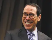  ?? Evan Vucci / Associated Press 2016 ?? AT&T’s Randall Stephenson said new laws should “govern the Internet and protect consumers.”