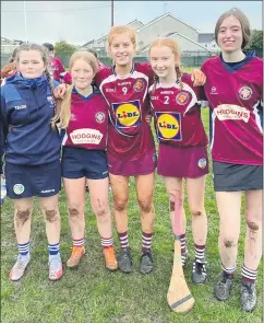  ?? ?? Kildorrery camogie players who were on the winning team in the Munster schools final recently.