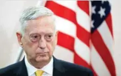  ?? © reuters ?? Jim Mattis: ‘the adult in the room’.